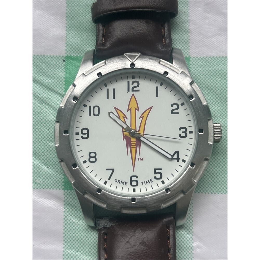 Arizona State Gametime Silver Tone Men’s Quartz Watch